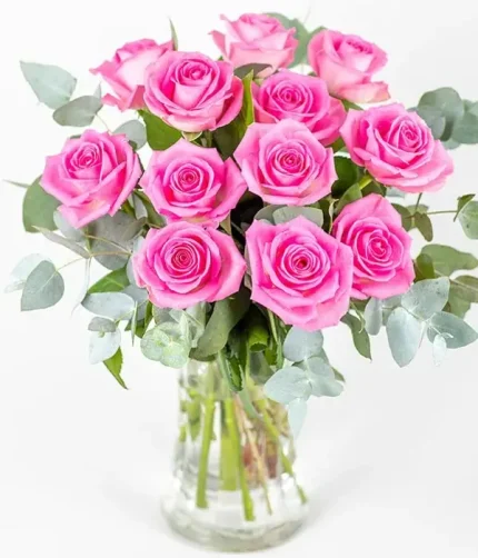 24-pink-roses-in-a-vase