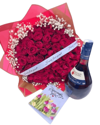 flower-and-wine-bouquet