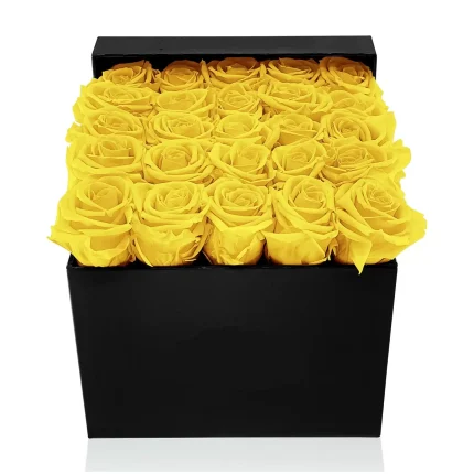 yellow-mellow-hat-box-bouquet