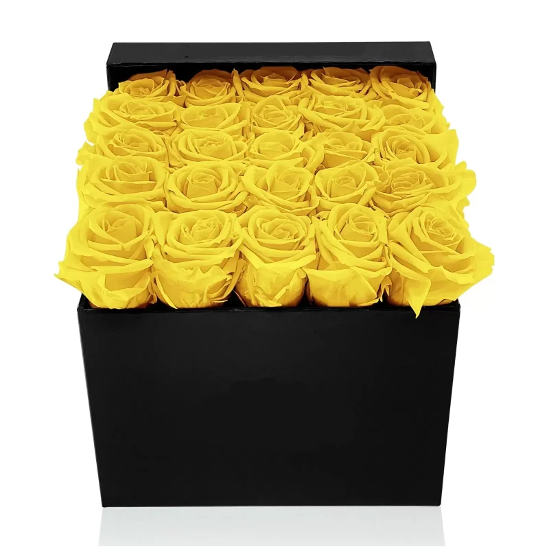 yellow-mellow-hat-box-bouquet